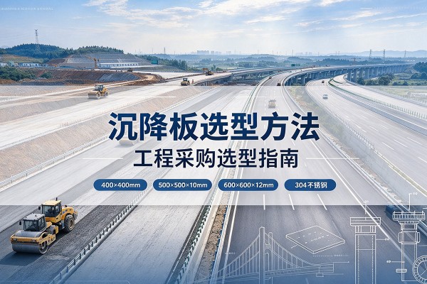 龙沙沉降板选择方法