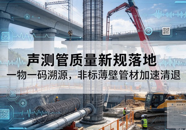 龙沙声测管质量新规落地，一物一码溯源，非标薄壁管材加速清退