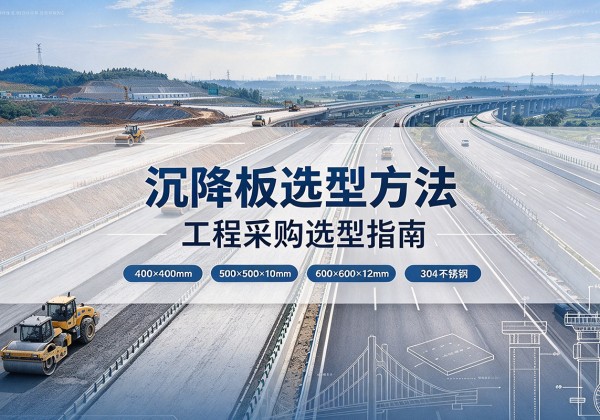 龙沙沉降板选择方法